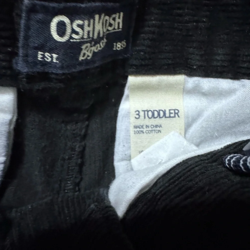 OshKosh B'gosh Kids blackCorduroy Pants